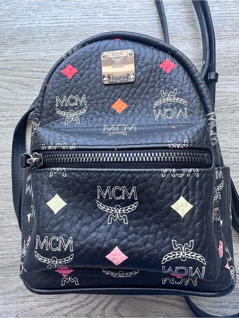 MCM Stark Bebe Boo Mini Backpack